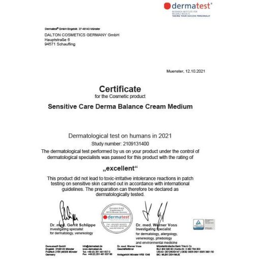 Sensitiv care közepes krém érzékeny, allergiára hajlamos bőrre